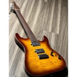 Soloking MS-1 Custom 24 HH MKII Electric Guitar in Bengal Burst-05