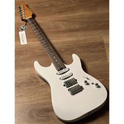 Soloking MS-1 Custom 24 HSS Flat Top with Rosewood FB Electric Guitar in White Gloss Nafiri Special Run-02