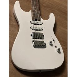 Soloking MS-1 Custom 24 HSS Flat Top with Rosewood FB Electric Guitar in White Gloss Nafiri Special Run-03
