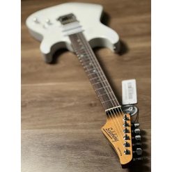 Soloking MS-1 Custom 24 HSS Flat Top with Rosewood FB Electric Guitar in White Gloss Nafiri Special Run-05