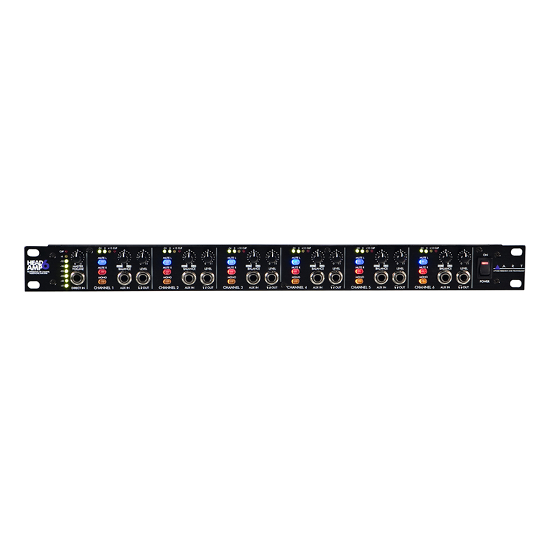 ART HeadAmp6 6-channel Headphone Amp-02 ART HeadAmp6 6-channel Headphone Amp-02