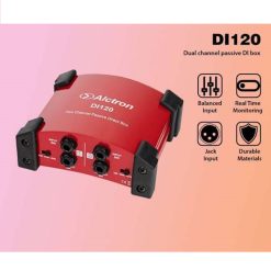 Alctron DI120 Dual Channel Passive DI box, Red Color-03