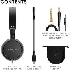 Beyerdynamic DT 270 Pro Recording Monitoring Headphones-05