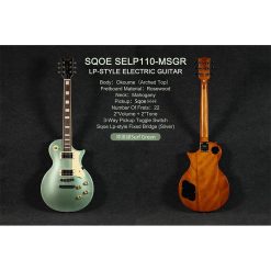 Sqoe SELP110 Electric Guitar, Surf Green-01
