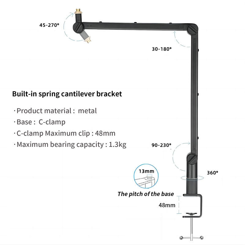 Desktop Microphone Boom Arm Stand -03 Desktop Microphone Boom Arm Stand -03