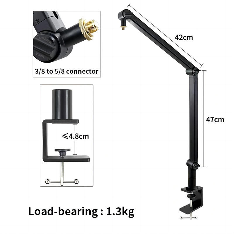 Desktop Microphone Boom Arm Stand -04 Desktop Microphone Boom Arm Stand -04