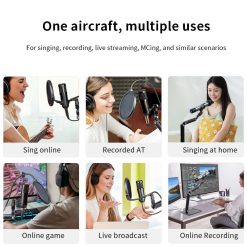 Heavy Duty Desk Studio Mic Stand-05