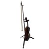Height Adjustable Violin Stand with Bow Holder -03