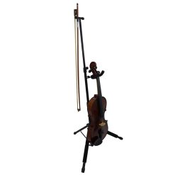 Height Adjustable Violin Stand with Bow Holder -03