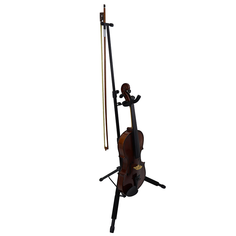 Height Adjustable Violin Stand with Bow Holder -03 Height Adjustable Violin Stand with Bow Holder -03