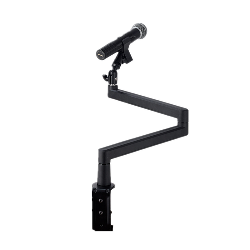 Low Profile Microphone Boom Arm Stand with Hidden Cable Management-04 Low Profile Microphone Boom Arm Stand with Hidden Cable Management-04