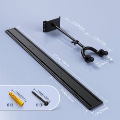 Wall-Mounted Guitar Stand Display Rack – Set of 5-01